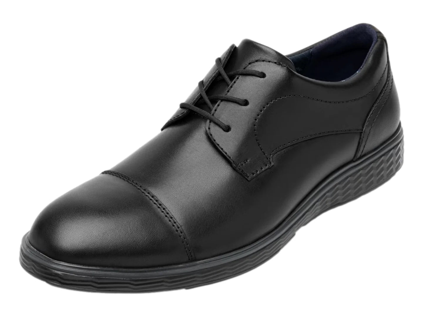 Zapatos Flexi Formales Negros para Hombre