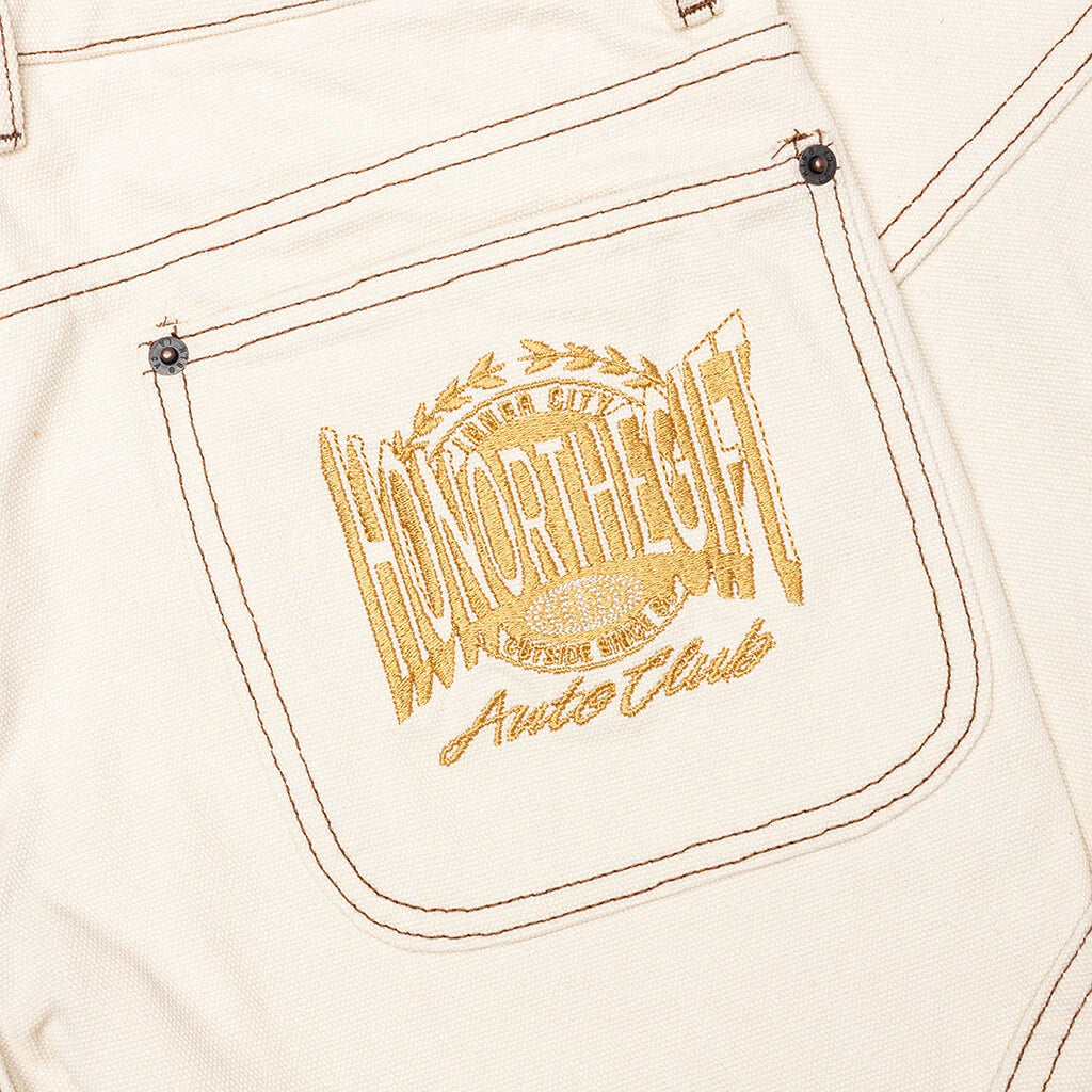 Racing Panel Pant Bone