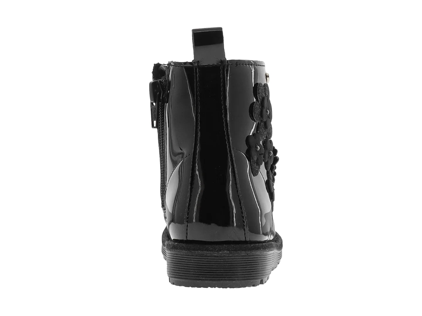Botas Coqueta Negro Charol para Niña
