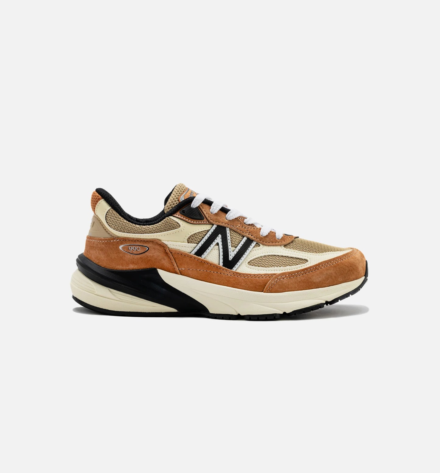 990v6 Made in USA Mens Lifestyle Shoe Sepia Orange