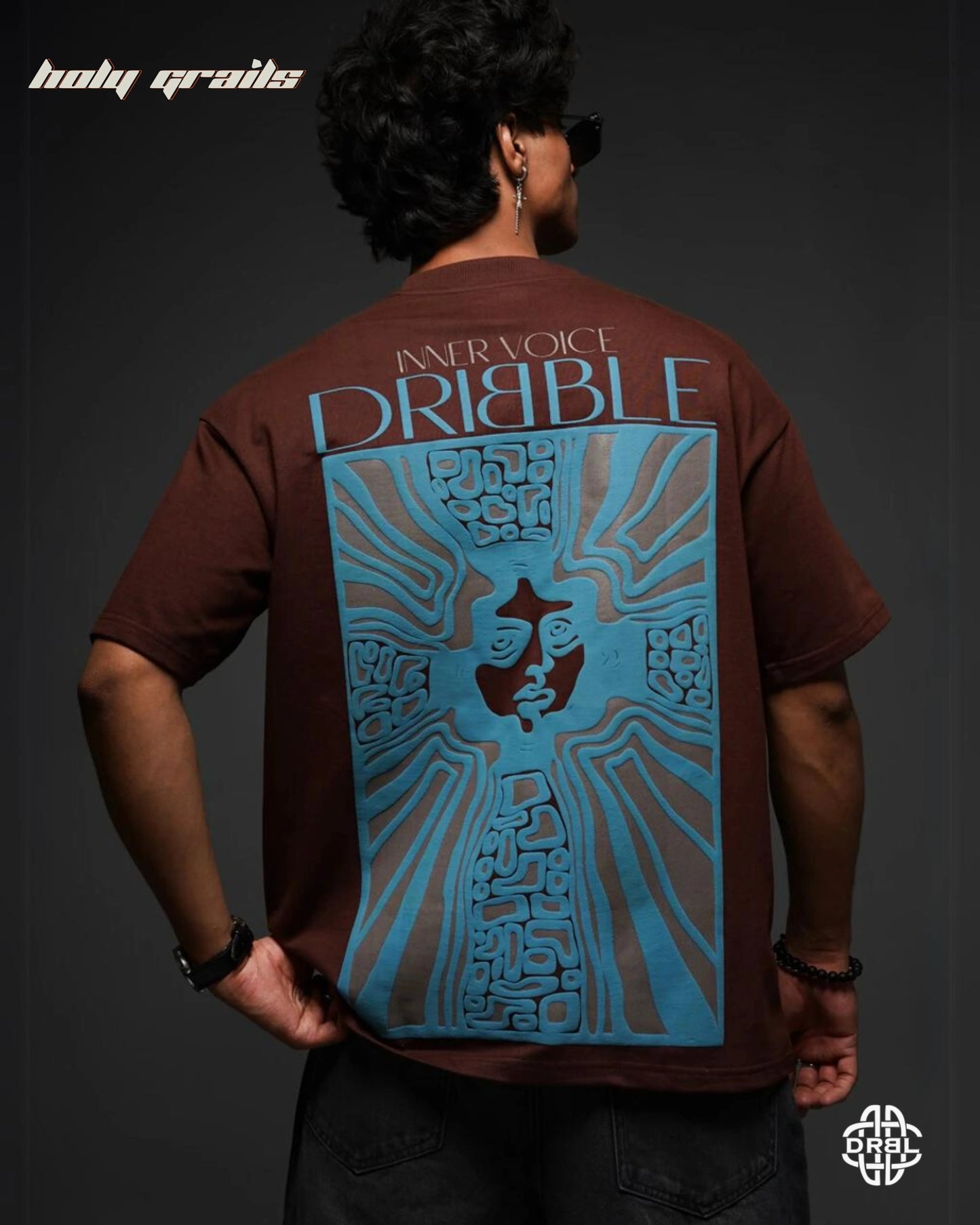 Elevated Echos Mocha Brown Tee HG x DRBL