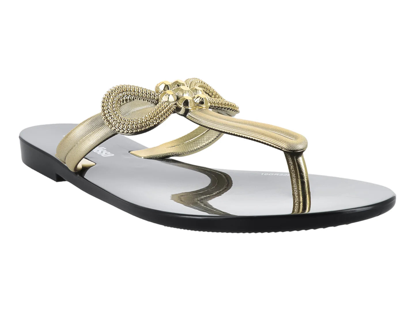 Sandalias Mini Melissa Harmonic T Bar Negro para Niña