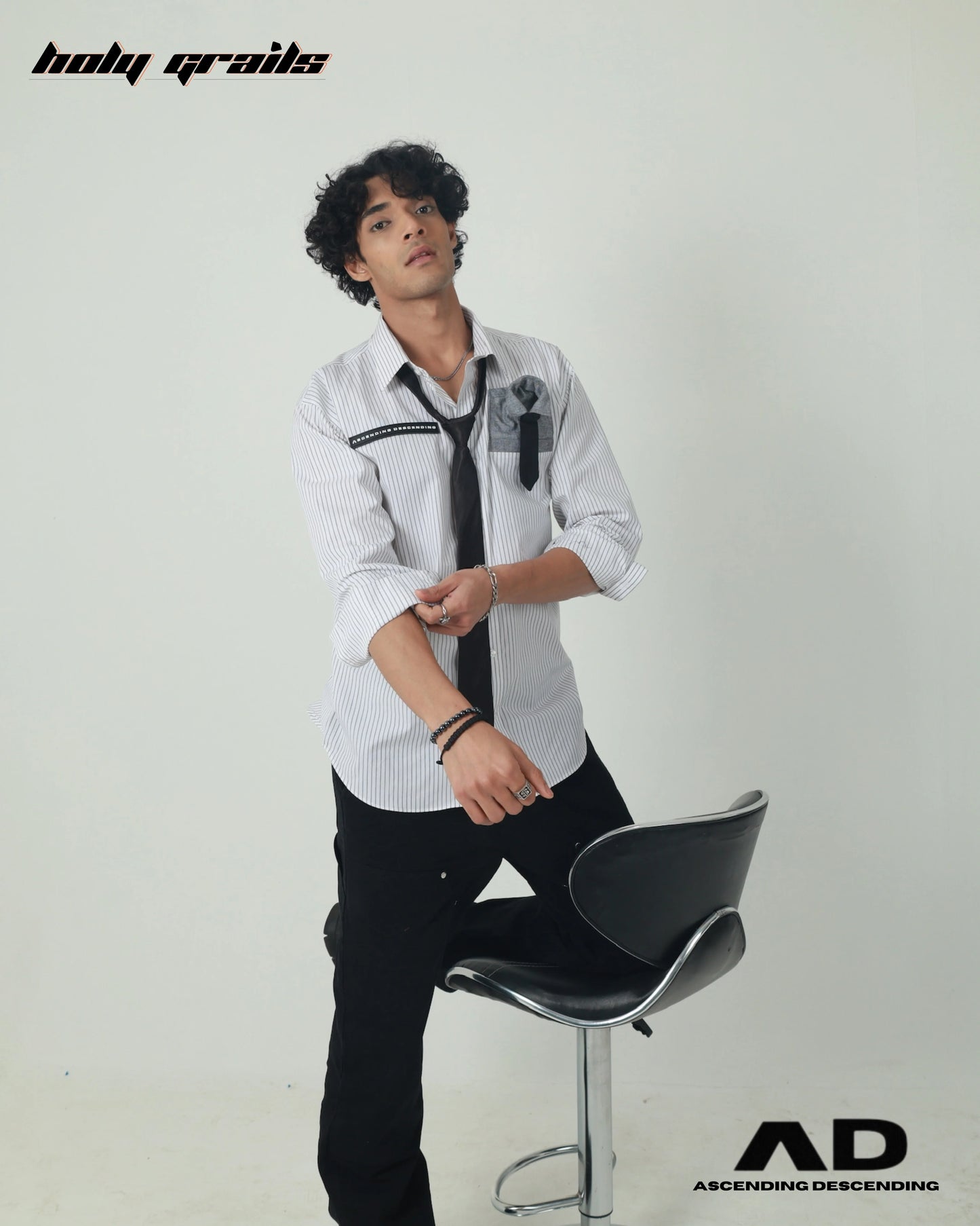 Pocket Square Striped Shirt HG x AD
