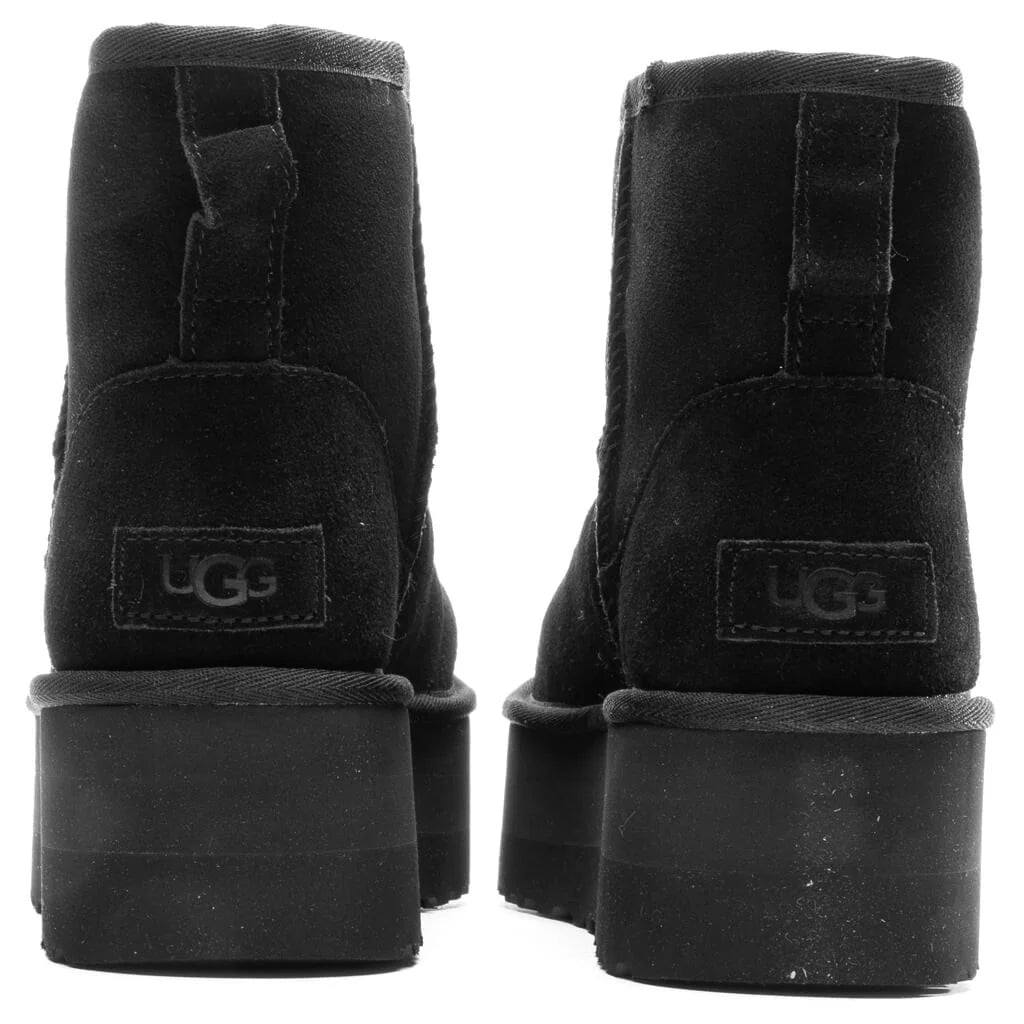 Womens Classic Mini Platform Black