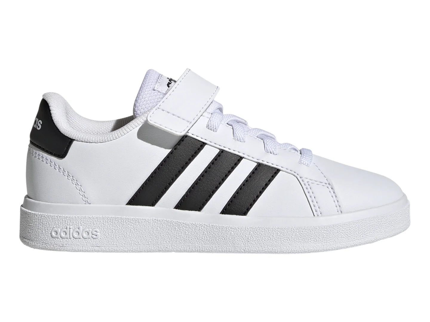 Tenis Adidas Grand Court 20 Blanco con Negro para Niño