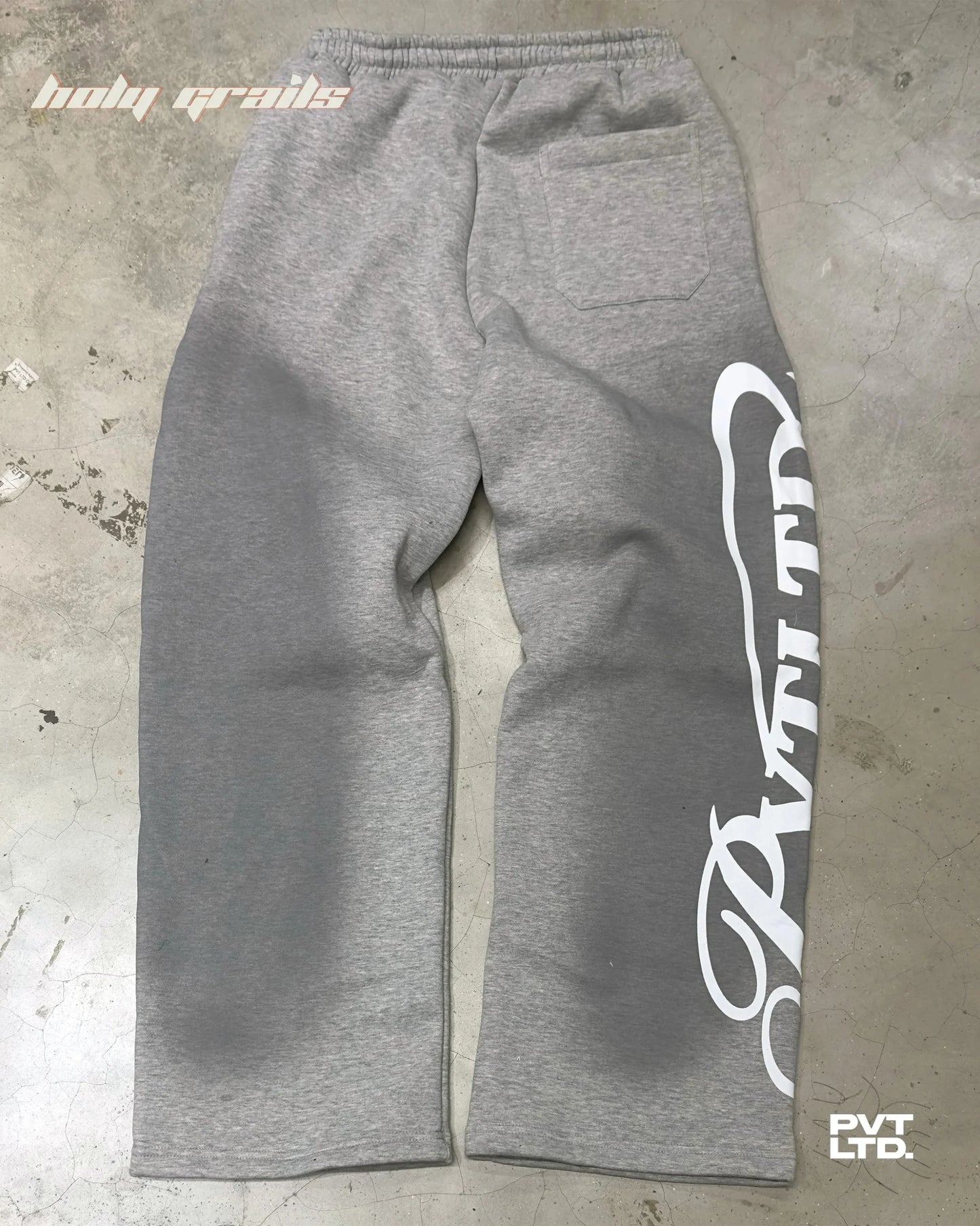 Pvt Grey Spray Track Pants HG x Pvt Ltd