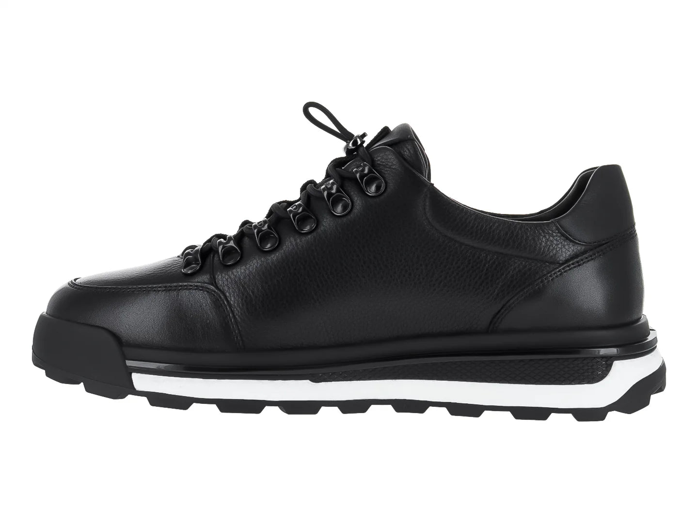 Tenis Buenissimo Negros de Piel para Hombre