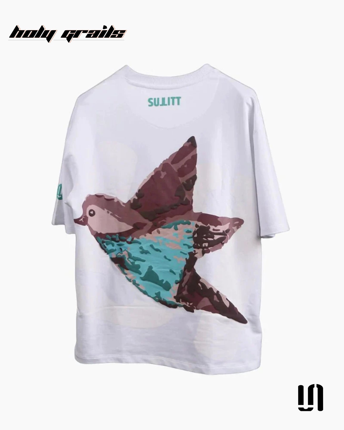 Feathered Friend White Oversized Tee HG x Sullitt