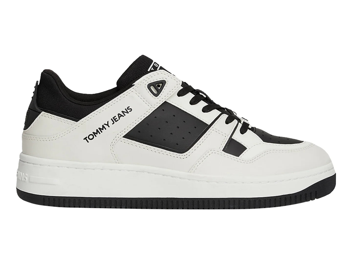 Tenis Tommy Hilfiger Basket Retro Negro para Hombre