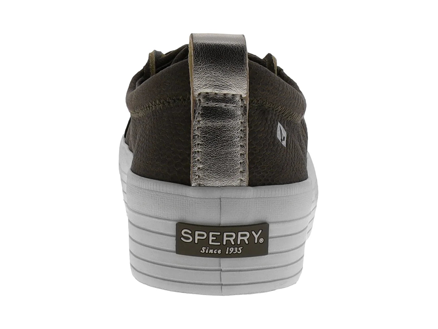 Tenis Sperry Verde Plataforma para Mujer