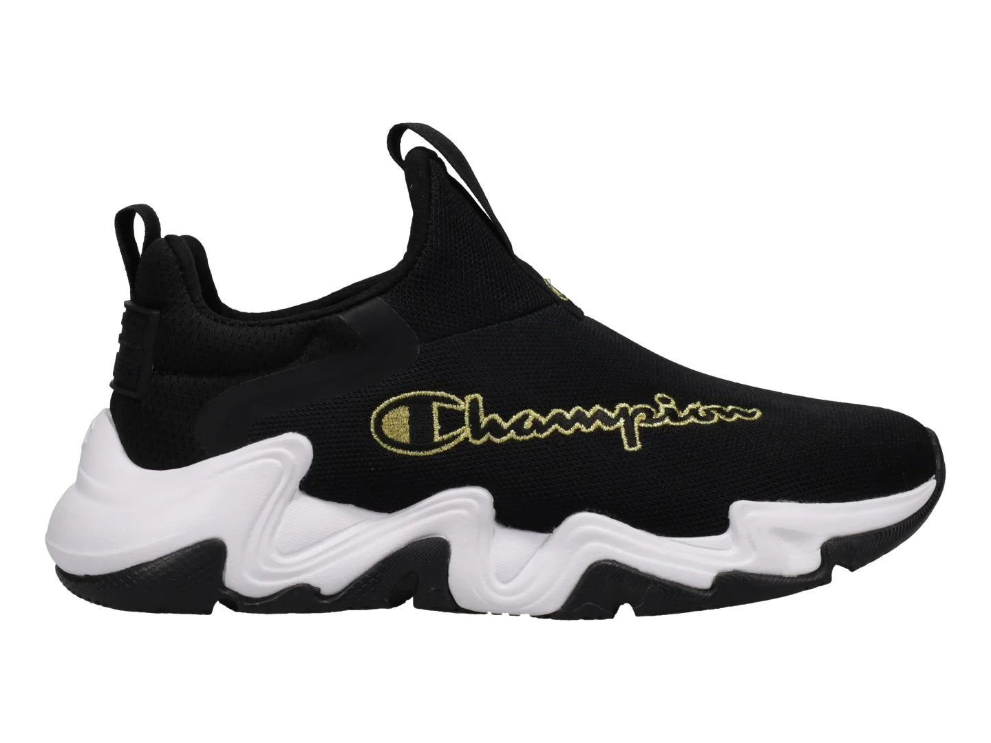 Tenis Champion Hyper Apex Negro y Oro para Mujer