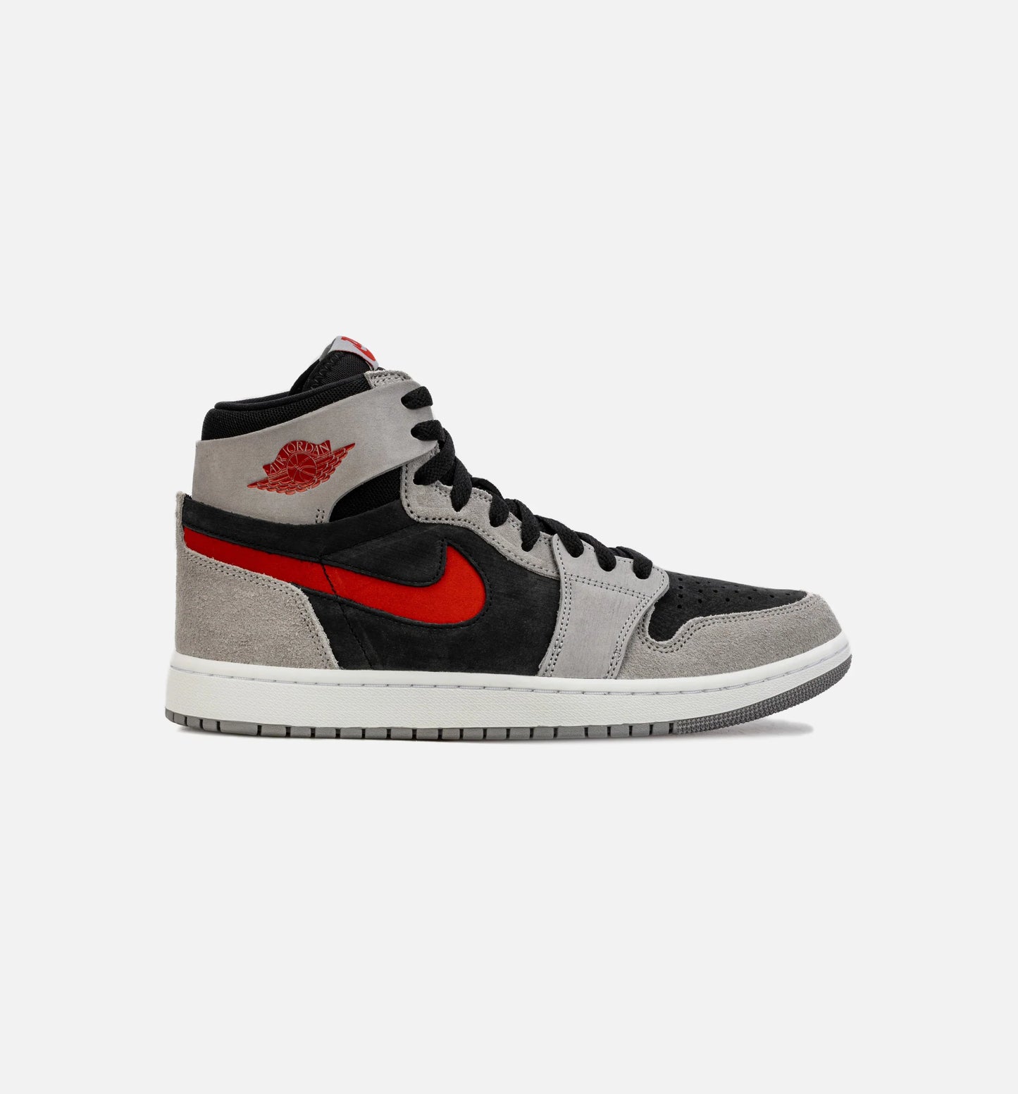 Air Jordan 1 High Zoom CMFT 2 Mens Lifestyle Shoe Grey Red