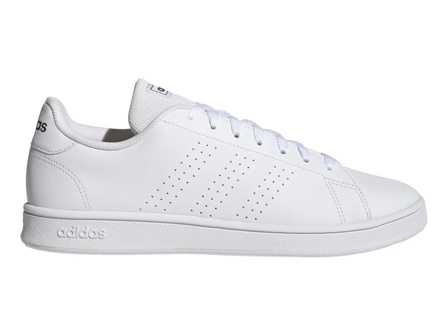 Tenis Adidas Advantage Base Blanco y Marino para Hombre