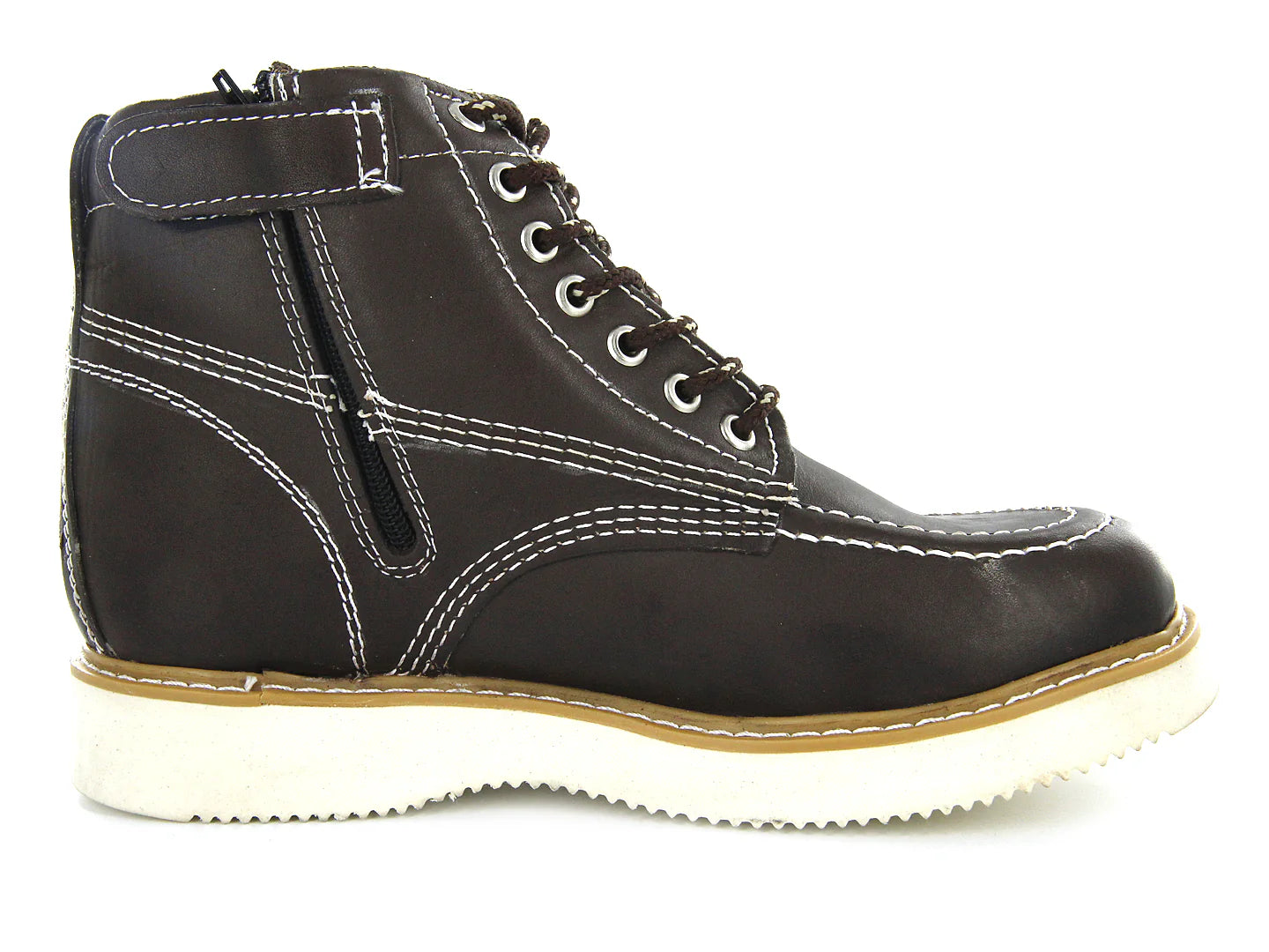 Botas El Arco Boots de Cuero Napa Color Café para Hombre