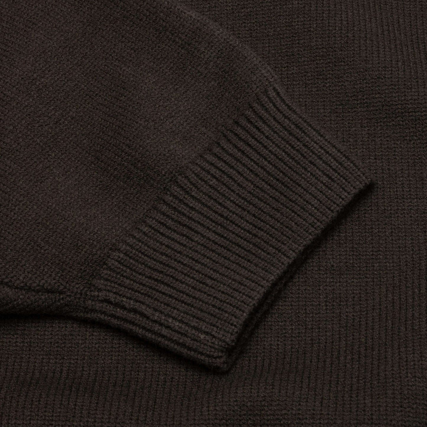 Knit L S Polo Off Black